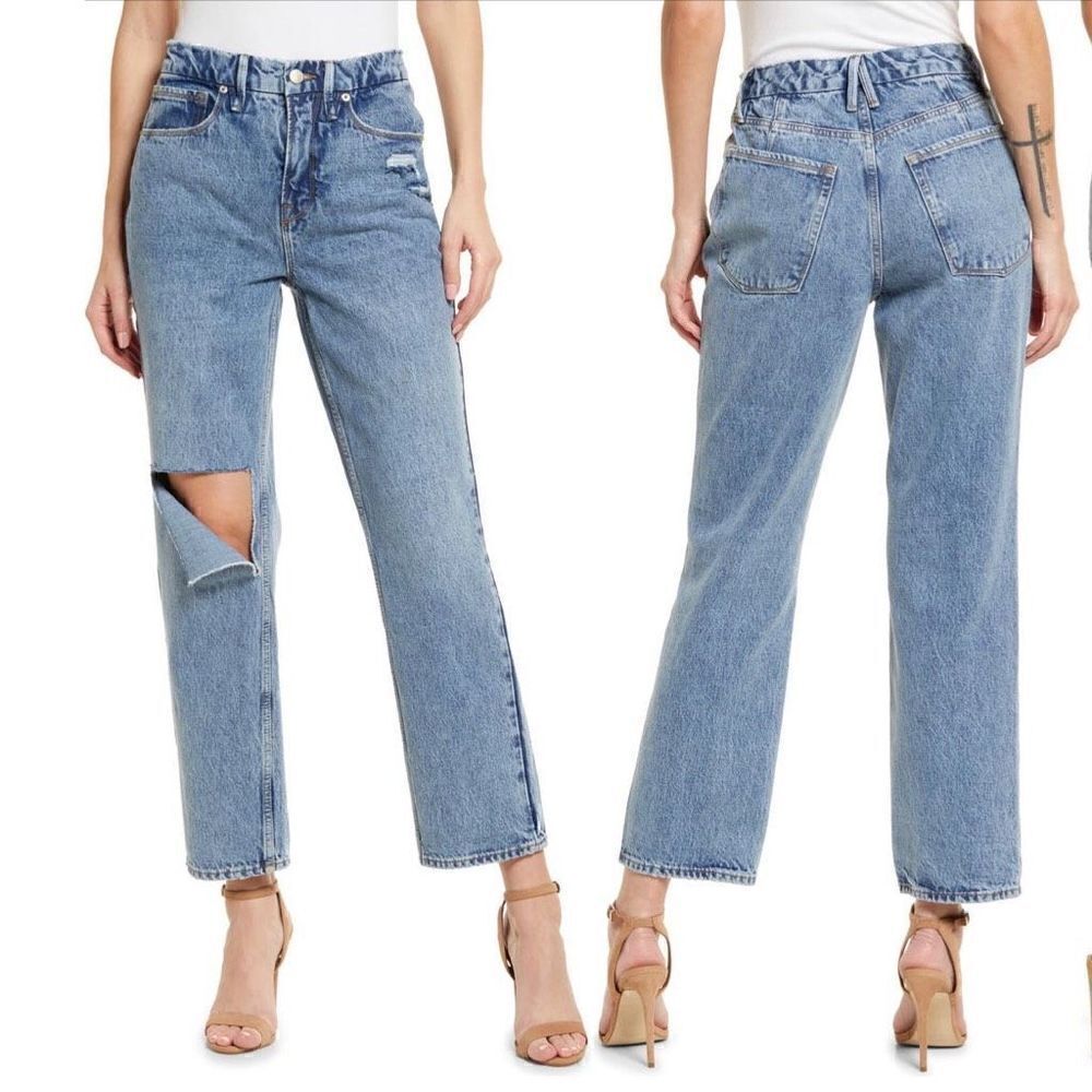 Good American | Good 90s Duster Straight Leg Jeans